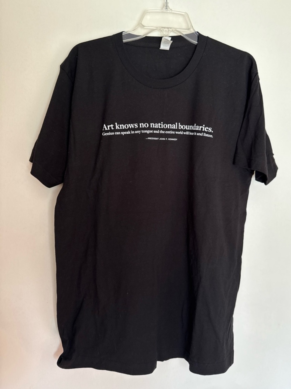 The Kennedy Center Black L T-Shirt by tultex 2024 NSO EUROPE TOUR